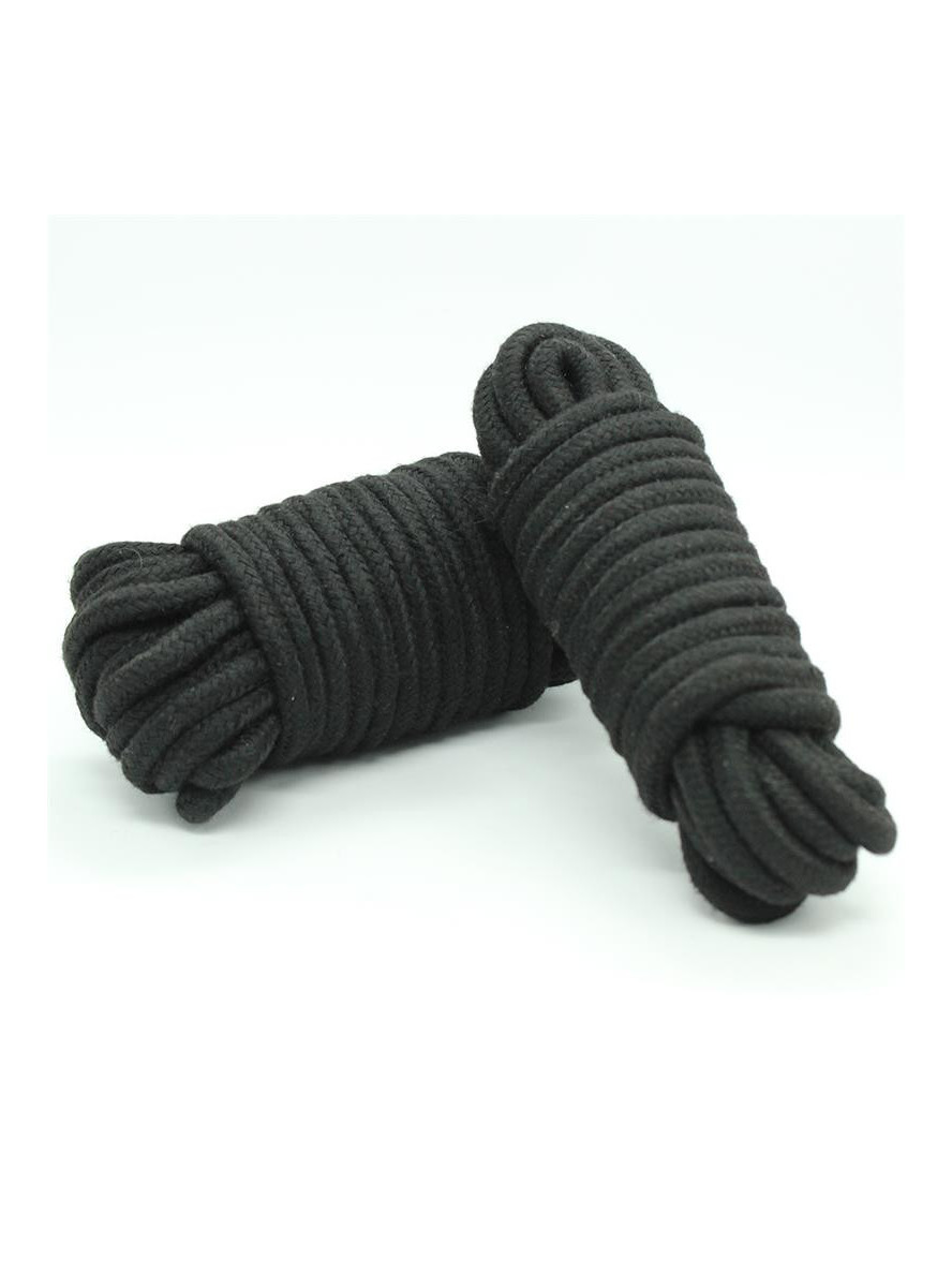 Bondage Cotton Rope 5 Meter Black FETISH ADDICT