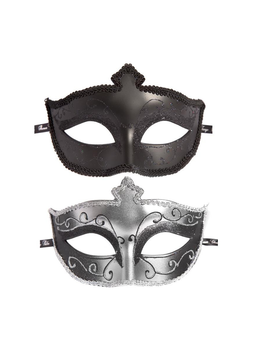 Fifty Shades of Grey Masks On Masquerade Mask Twin Pack