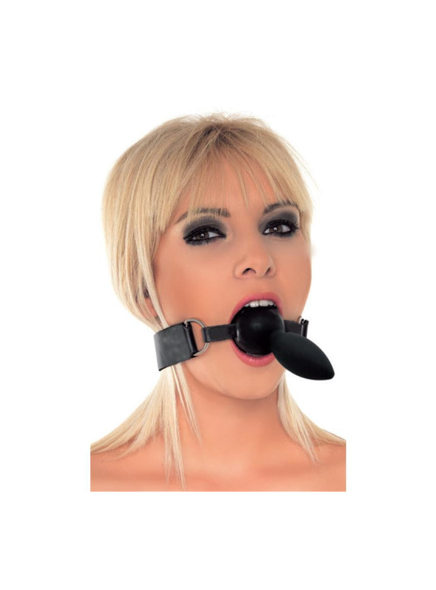 Rimba Latex Play Mouthgag with Dildo LATEX PLAY