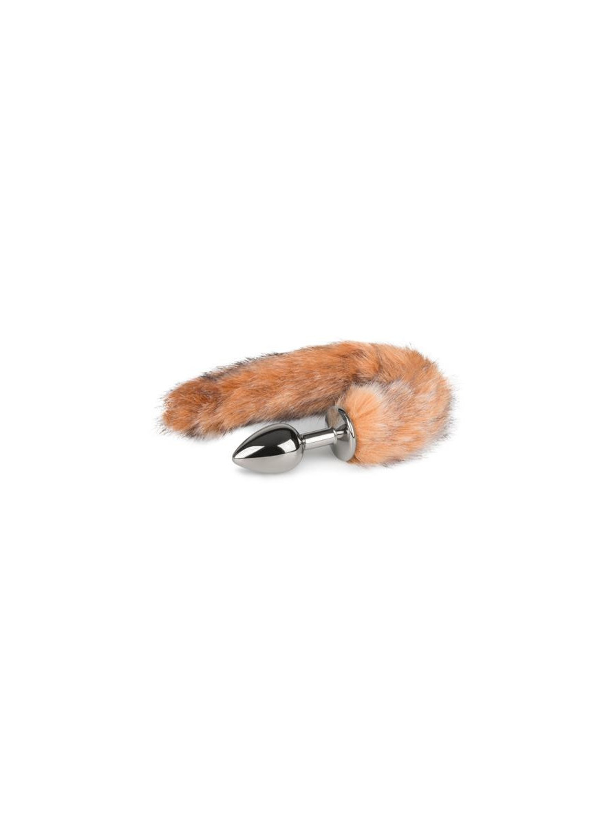 Fox Tail Butt Plug No. 7 Silver EASYTOYS