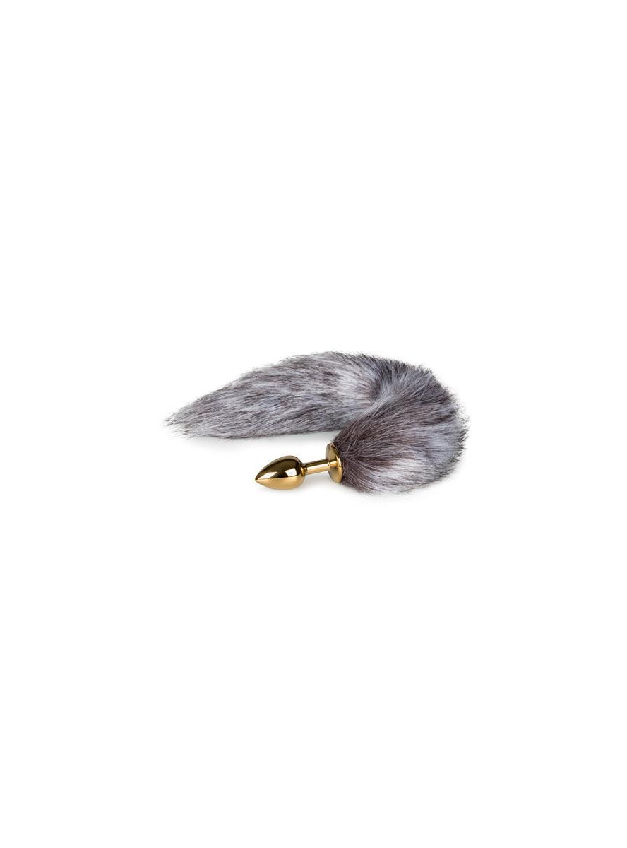 Fox Tail Butt Plug No. 5 Gold EASYTOYS