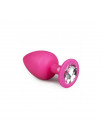 EASYTOYS Diamond Butt Plug Large Pink