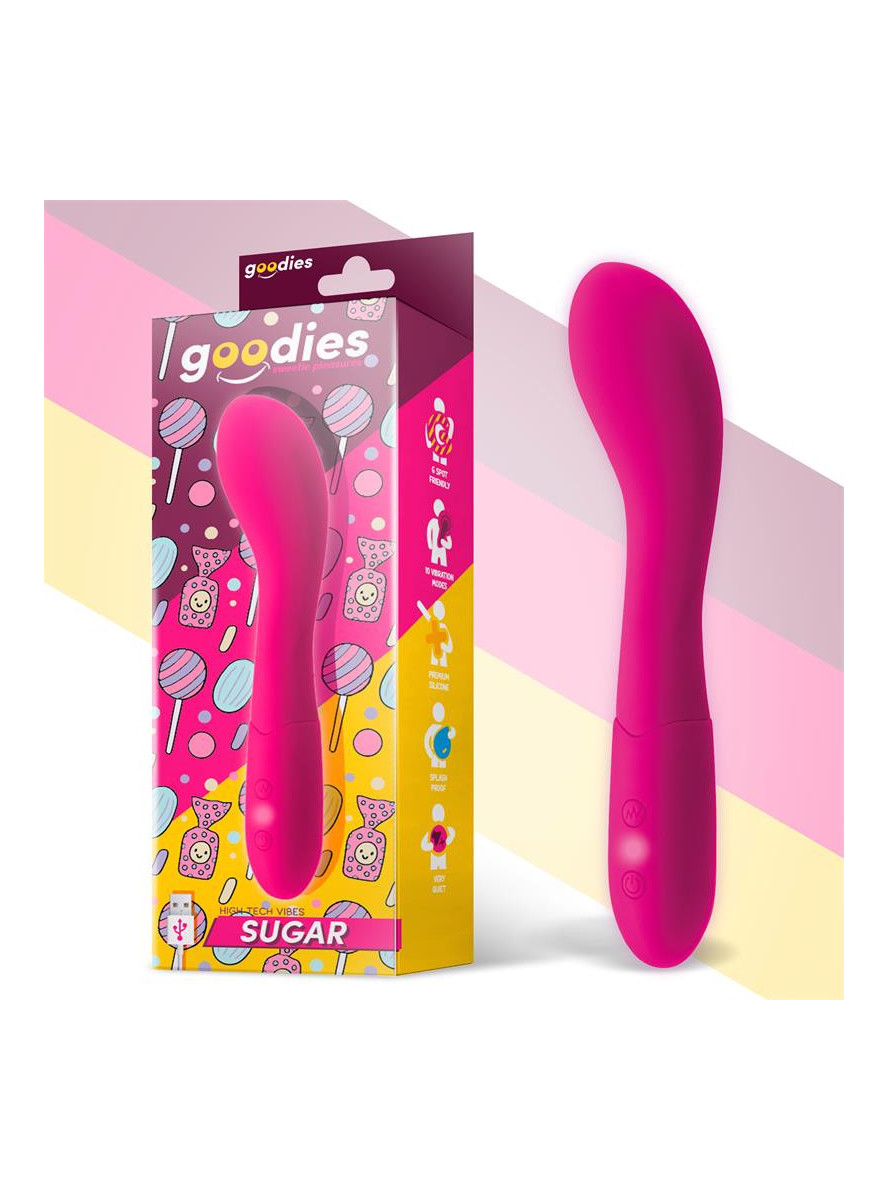 Sugar G-Spot Vibe USB Silicone Fushsia GOODIES