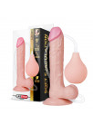 Dropy Realistisk Dildo Dual Layer med Ejakulation 9" LIKE TRUE