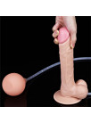 Dropy Realistisk Dildo Dual Layer med Ejakulation 9" LIKE TRUE