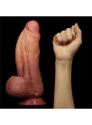 Phallus Extra Large Dildo Dual Density Liquified Silicone 10" LIKE TRUE