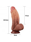 Phallus Extra Large Dildo Dual Density Liquified Silicone 10" LIKE TRUE