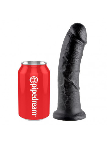 King Cock Realistisk Dildo 20.3 cm Svart