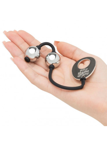 Inner Goddess Mini Silver Kegel Balls 85 g FIFTY SHADES OF GREY