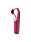 Satisfyer Dual Love Vibe and Sucker with Air Pulse Red