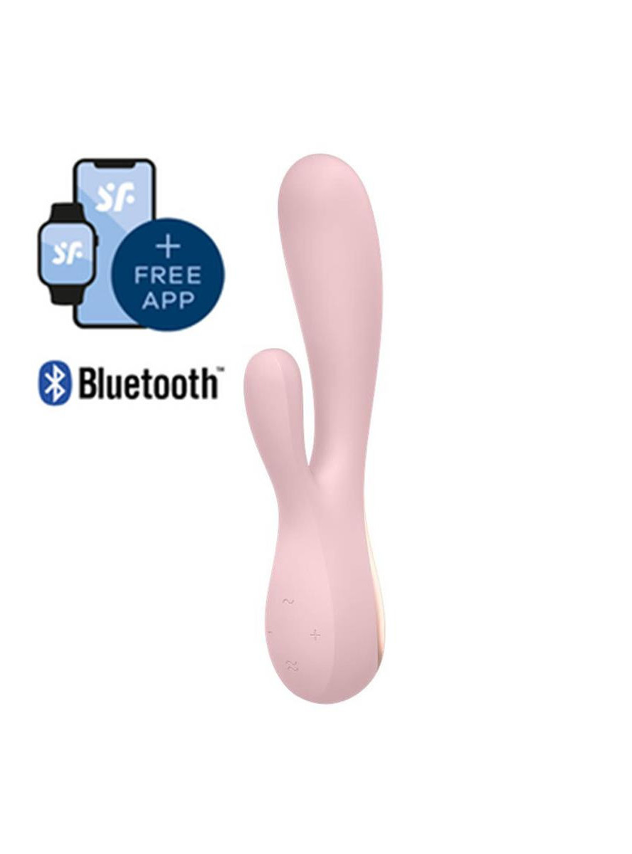 SATISFYER Mono Flex Vibe with APP Mauve