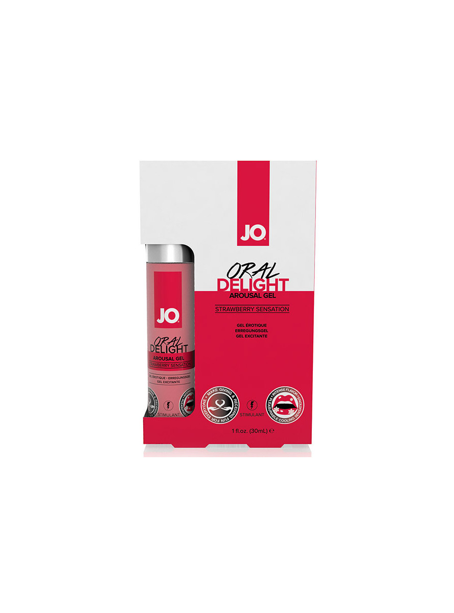 Oral Delight Arousal Gels Strawberry Sensation 30 ml System Jo