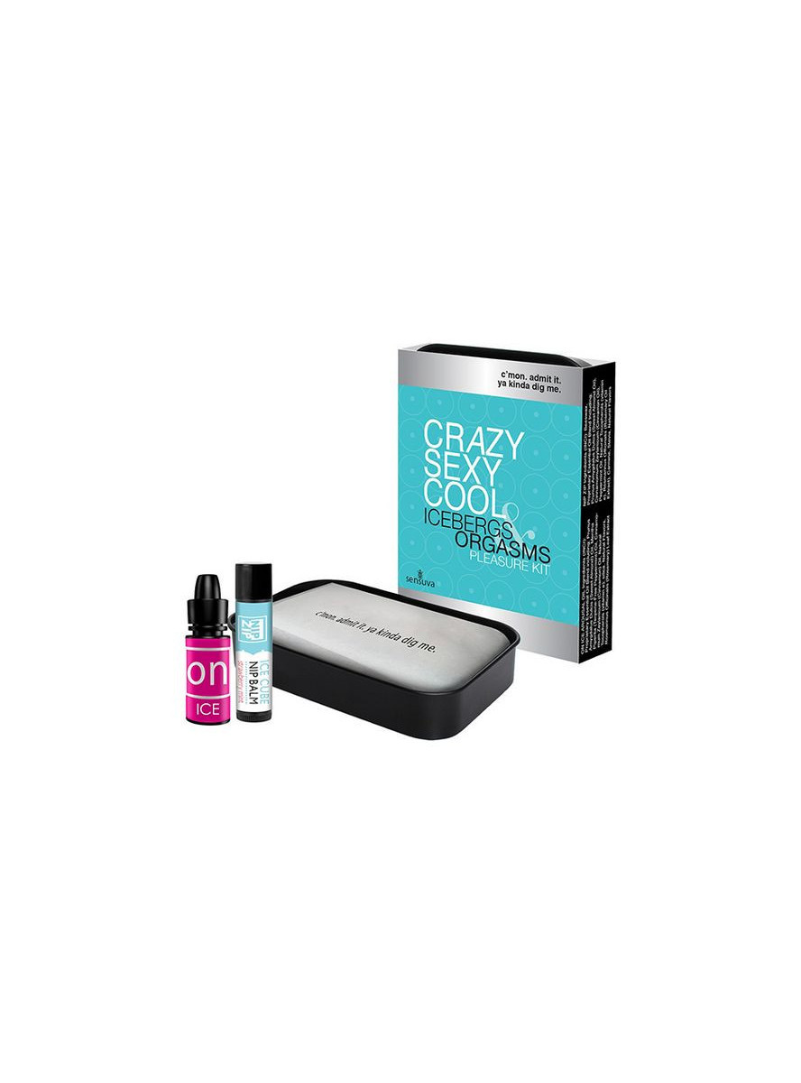 Crazy Sexy Cool "Icebergs & Orgasms" Cooling Arousal Kit Sensuva