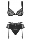 OBSESSIVE Heartina Set 3 delar Svart