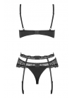 OBSESSIVE Heartina Set 3 delar Svart