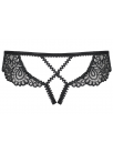 OBSESSIVE Mixty Crotchless Panties Black