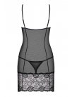 OBSESSIVE Alluria Chemise & Stringtrosa S/M