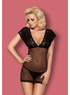 Sensuell Chemise & Stringtrosa L/XL Obsessive