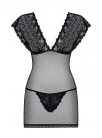 Sensuell Chemise & Stringtrosa L/XL Obsessive