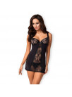 OBSESSIVE Heartina Chemise & Stringtrosa