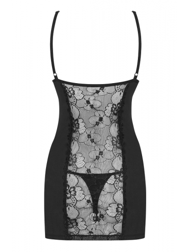 OBSESSIVE Heartina Chemise & Stringtrosa