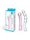 Lustask Glass Dildo Large Pleasure Kit Glas (2 pcs)