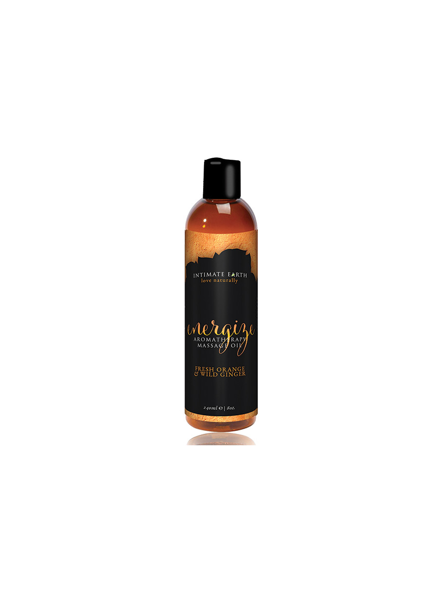 Intimate Earth Energize Aromatherapy Massage Oil 240 ml