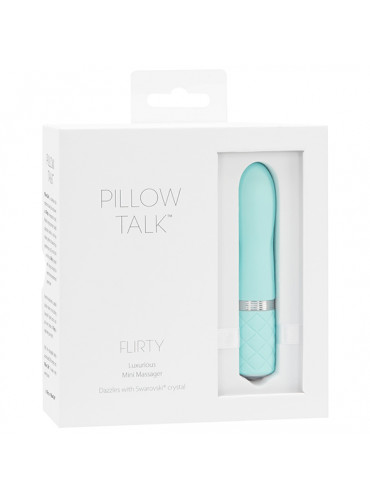 Pillow Talk Flirty Bullet Vibrator Teal