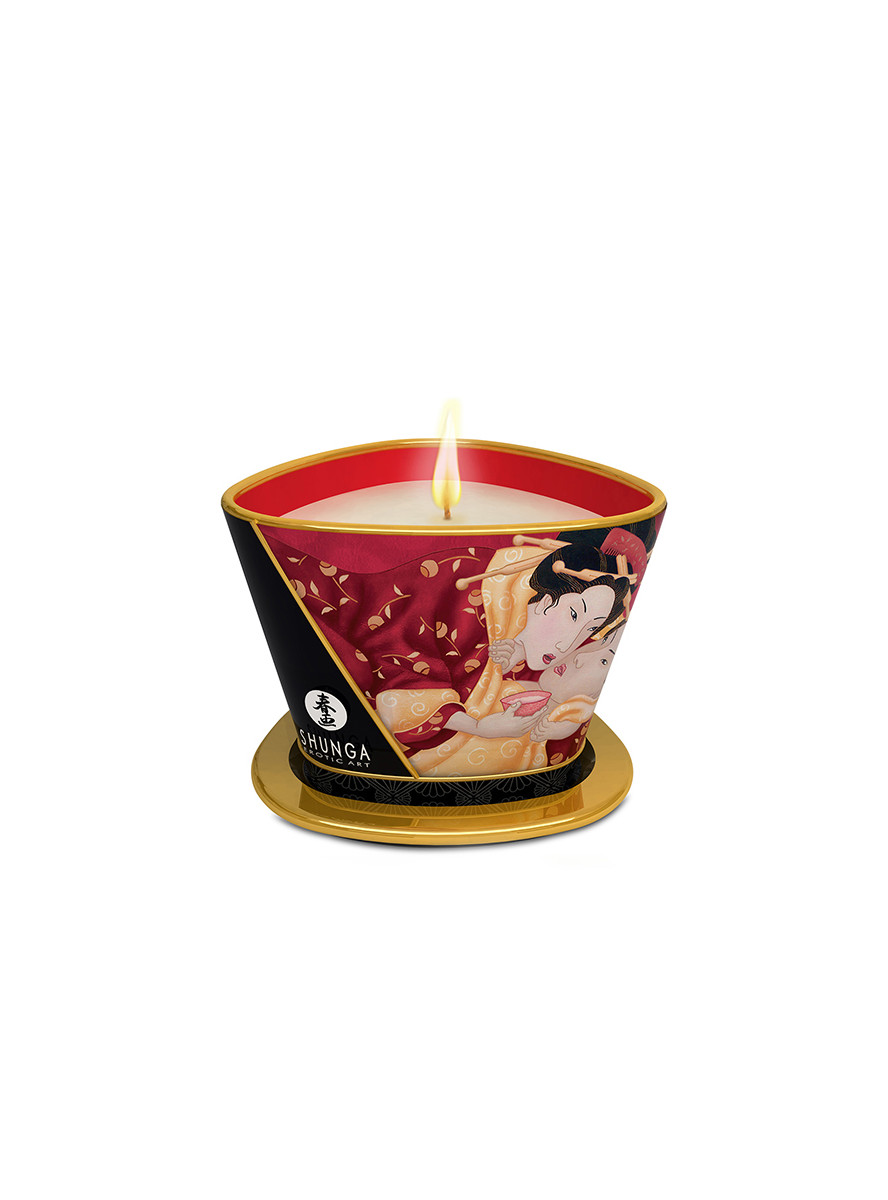 Shunga Massage Candle Strawberry 170 ml