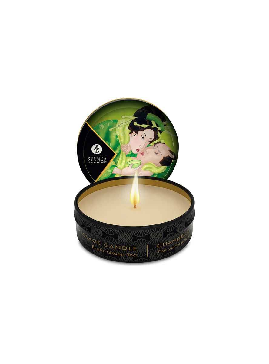 Shunga Mini Massage Candle Green Tea 30 ml