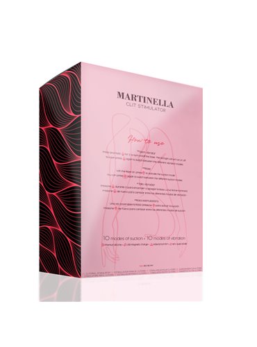 Martinella Clitoris Sucker with Point Vibrator Hot Red