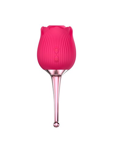 Martinella Clitoris Sucker with Point Vibrator Rosé Gold