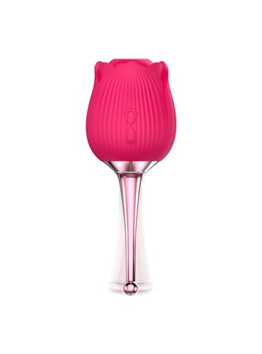 Martinella Clitoris Sucker with Point Vibrator Rosé Gold