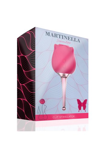 Martinella Clitoris Sucker with Point Vibrator Rosé Gold