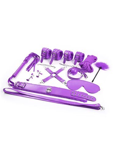 INTOYOU BDSM LINE Bondage Set 11 Pieces Purple