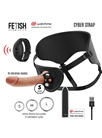 CYBER STRAP HARNESS WITH DILDO AND BULLET REMOTE CONTROL WATCHME S TECHNOLOGY