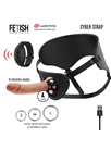 CYBER STRAP HARNESS WITH DILDO REMOTE CONTROL WATCHME TECHNOLOGY L