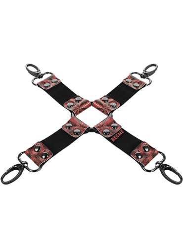 BEGME RED EDITION VEGAN LEATHER HOG TIE