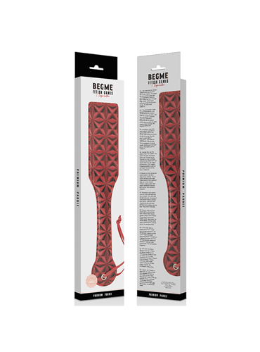 BEGME RED EDITION VEGAN LEATHER PADDLE