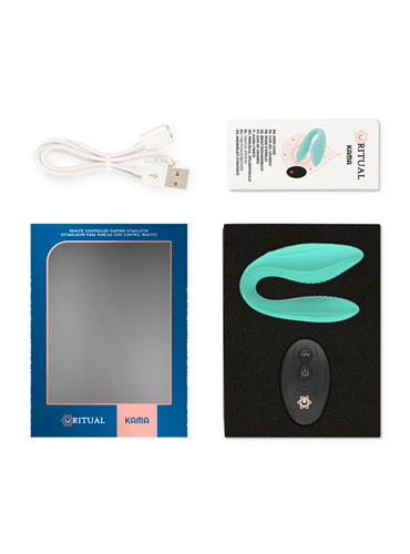 RITHUAL KAMA REMOTE COUPLES MASSAGER AQUA