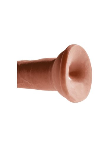 KING COCK Dildo Triple Density 8" Brown