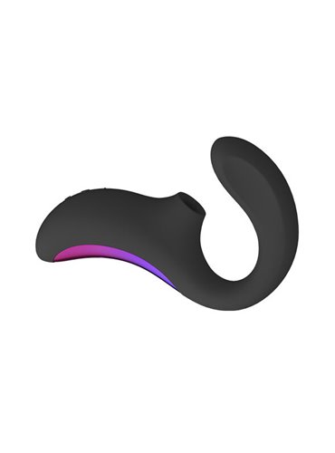 LELO ENIGMA DUAL STIMULATION SONIC MASSAGER BLACK