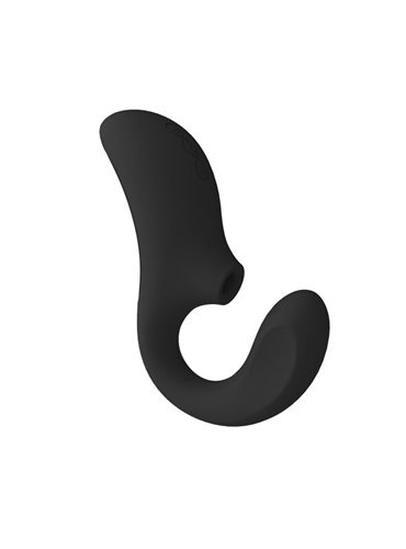 LELO ENIGMA DUAL STIMULATION SONIC MASSAGER BLACK