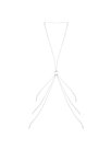 BIJOUX INDISCRETS MAGNIFIQUE 8 BODY CHAIN - SILVER