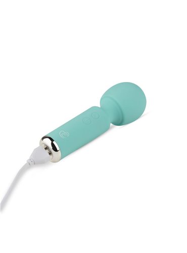 EASYTOYS Mini Vibe Wand Vibrator - Aqua