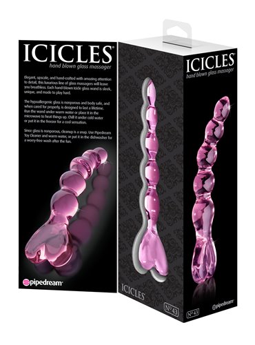 ICICLES NUMBER 43 HAND BLOWN GLASS MASSAGER