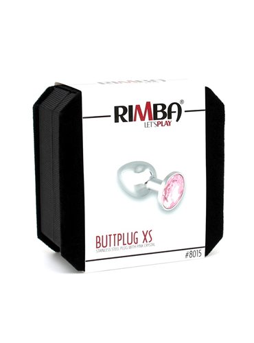 BONDAGE PLAY Butt Plug XS with cristal 5.7 cm