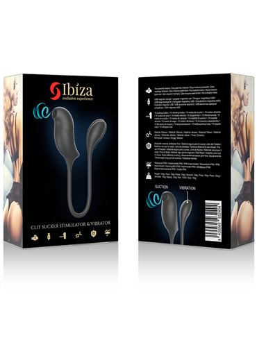 IBIZA CLIT SUCKER STIMULATOR AND VIBRATOR