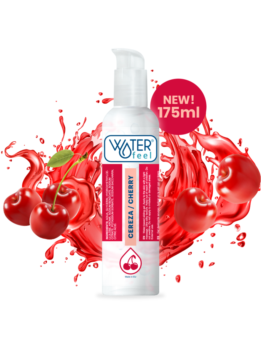 WATERFEEL CHERRY Vattenbaserat Glidmedel 175 ML