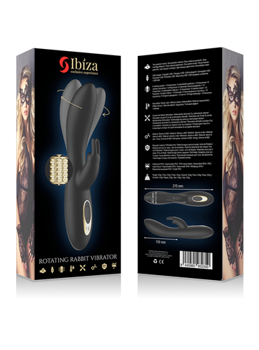 IBIZA ROTATING RABBIT VIBRATOR